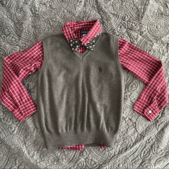 Andy & Evan Boy’s 4 piece Sweater Vest Set size7 - Picture 5 of 13